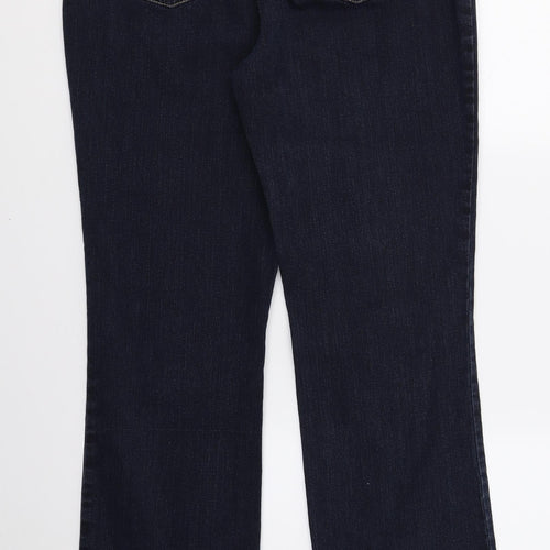 Maine Womens Blue  Denim Straight Jeans Size 12 L30 in