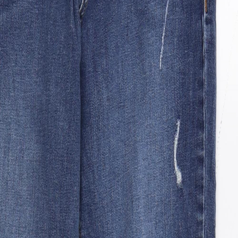 F&F Womens Blue  Denim Skinny Jeans Size 12 L26 in