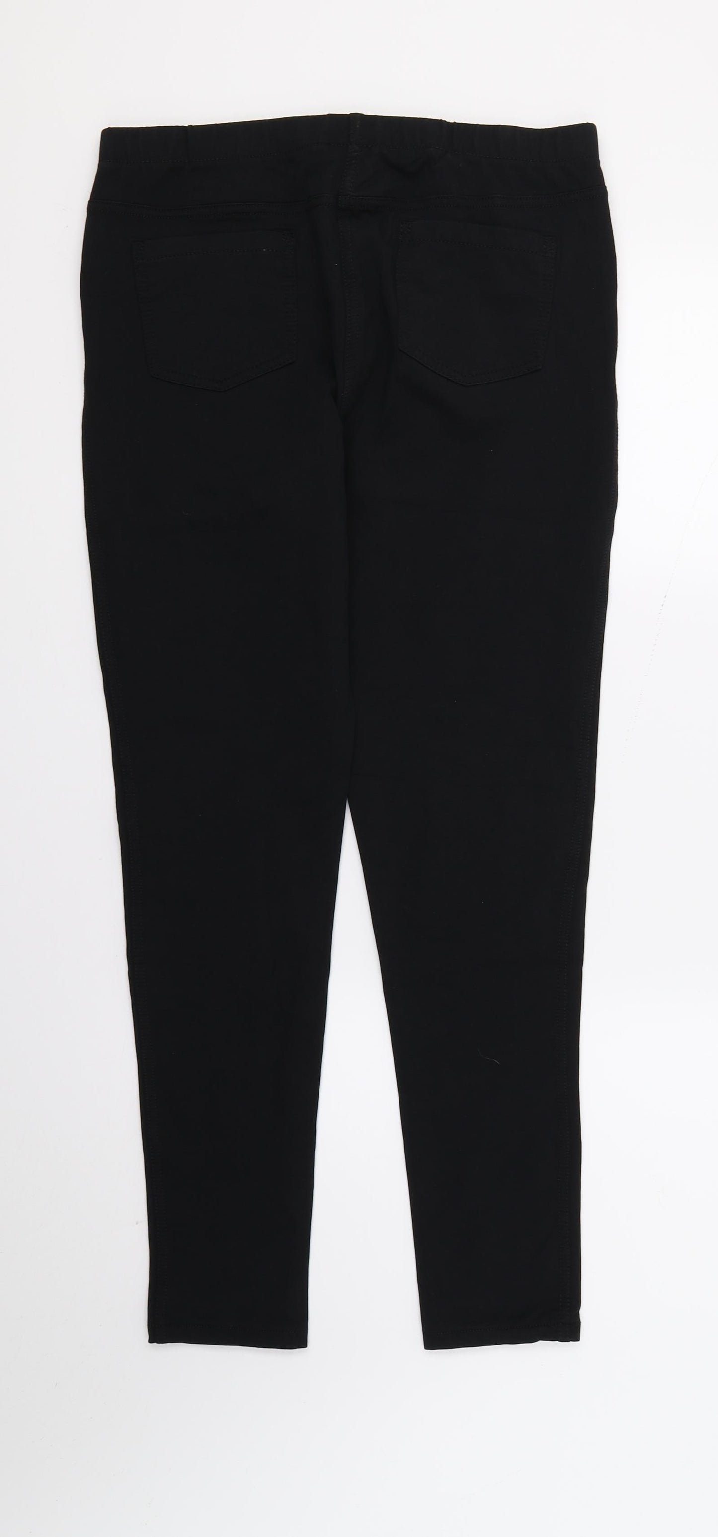 NEXT Womens Black   Jegging Trousers Size 14 L27 in