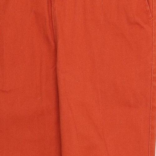 DenimCo Womens Orange  Denim Skinny Jeans Size 12 L26 in