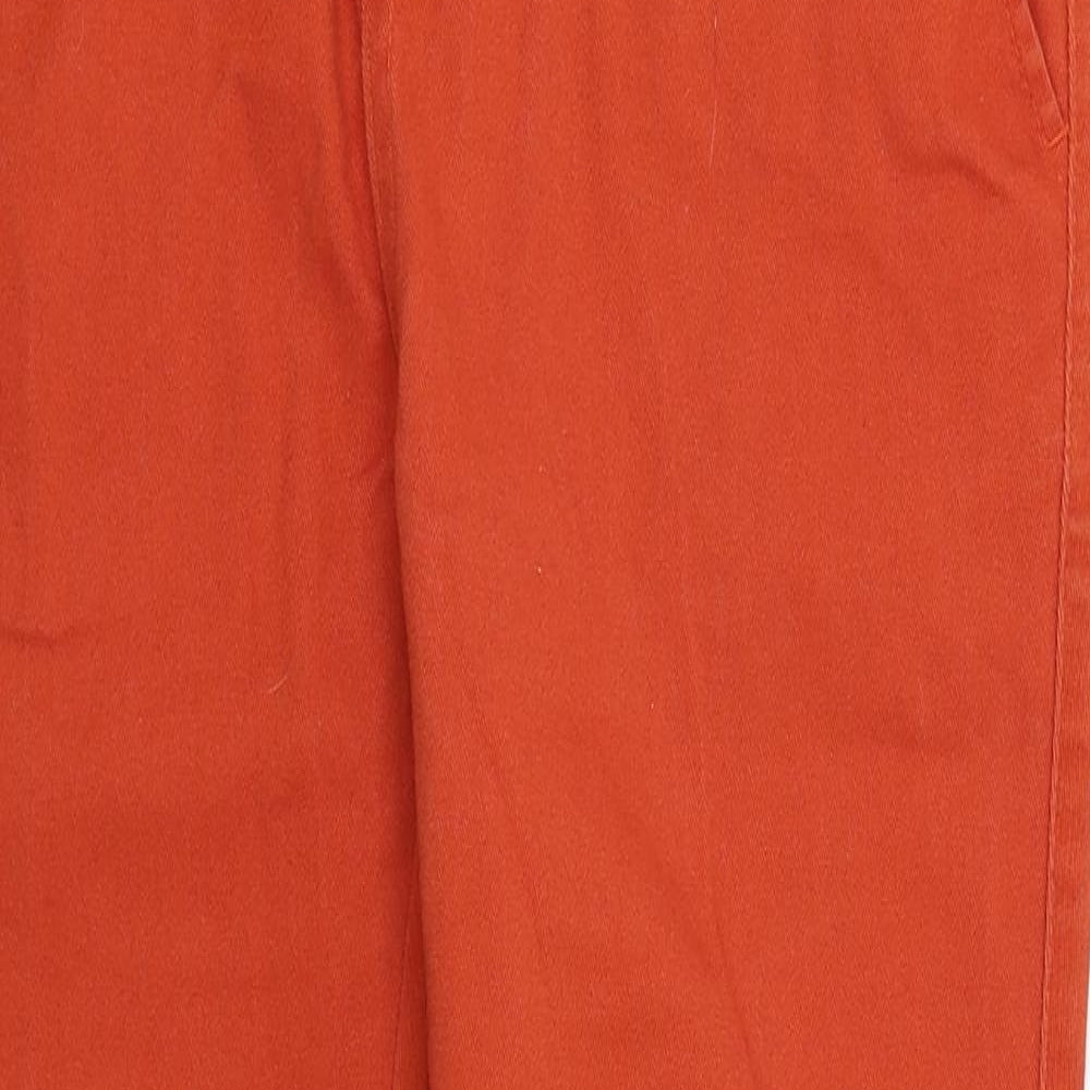 DenimCo Womens Orange  Denim Skinny Jeans Size 12 L26 in