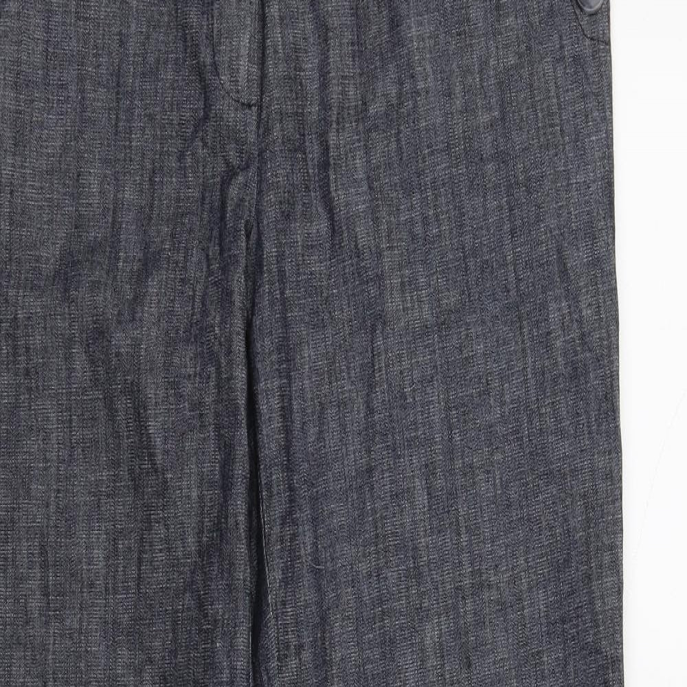 Rocha John Rocha Womens Blue   Trousers  Size 10 L30 in