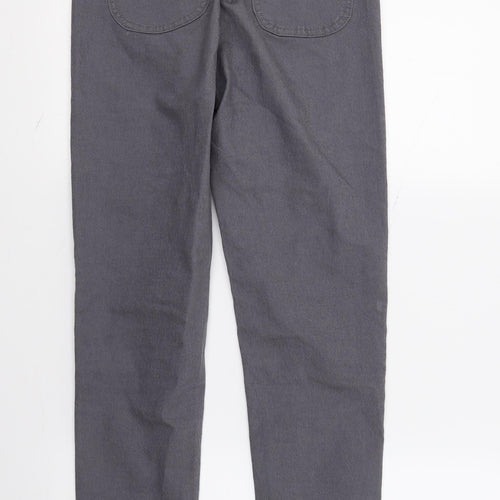 PRETTYLITTLETHING Womens Grey  Denim Skinny Jeans Size 8 L28 in
