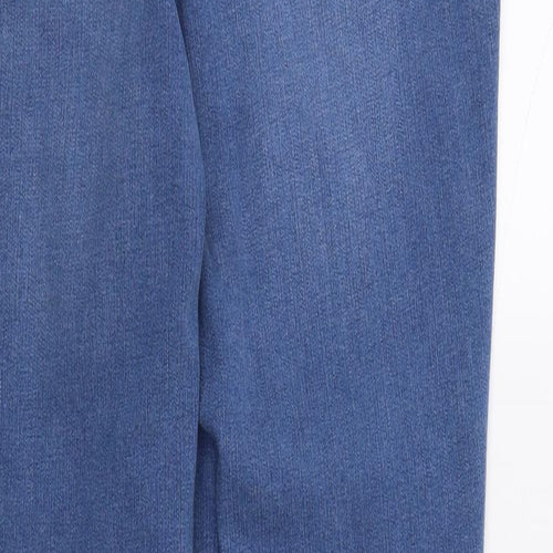 NEXT Womens Blue  Denim Jegging Trousers Size 14 L28 in