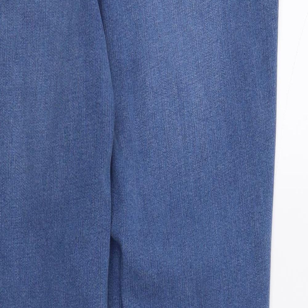 NEXT Womens Blue  Denim Jegging Trousers Size 14 L28 in