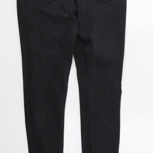 George Womens Black  Denim Skinny Jeans Size 10 L29 in