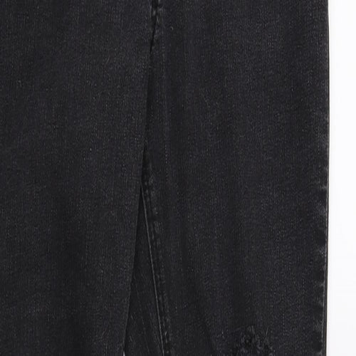 George Womens Black  Denim Skinny Jeans Size 10 L29 in
