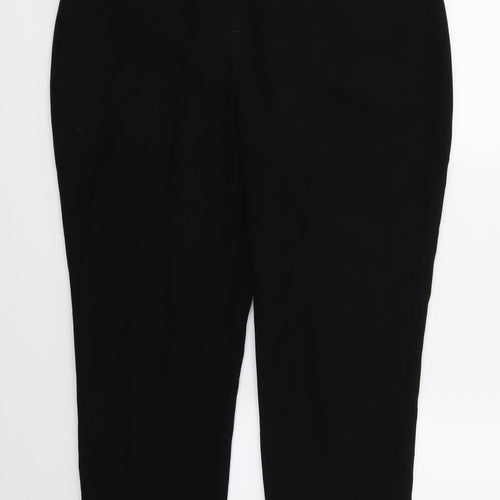 Papaya Womens Black   Trousers  Size 14 L26 in