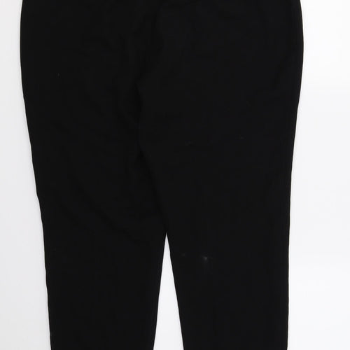 Papaya Womens Black   Trousers  Size 14 L26 in