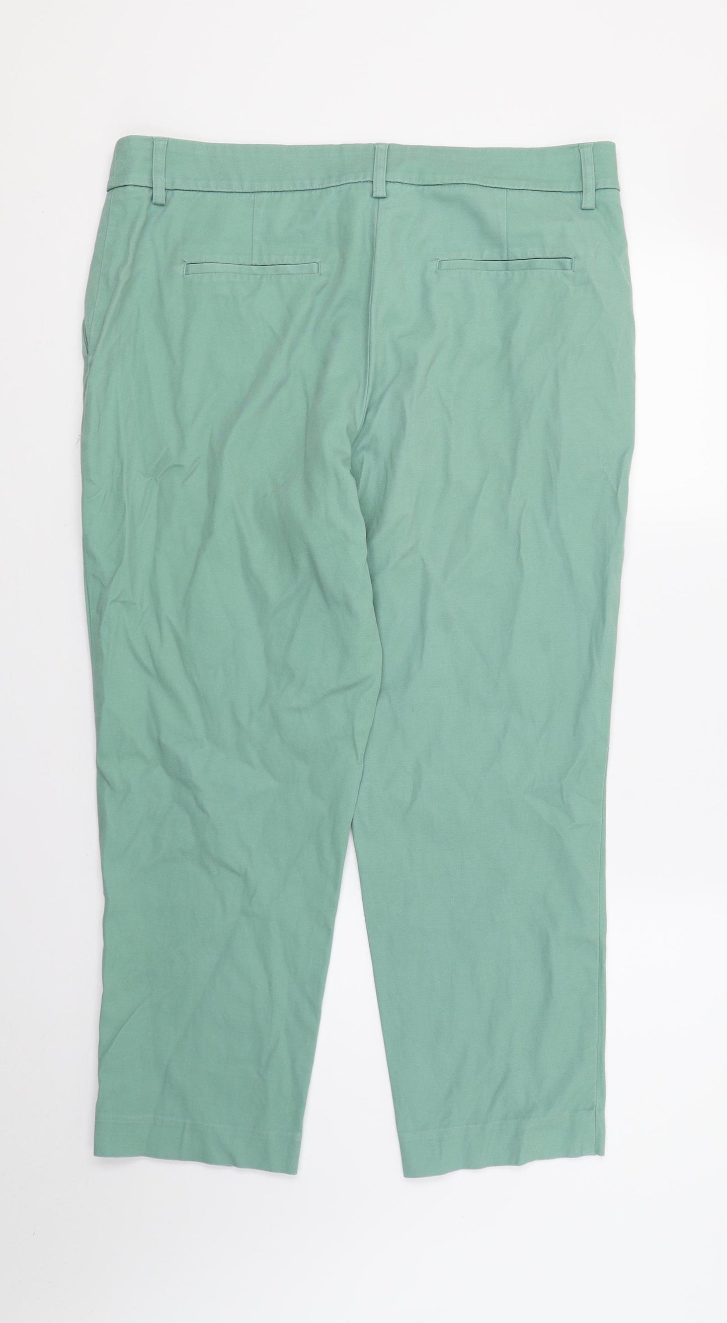 NEXT Womens Green   Trousers  Size 14 L24 in
