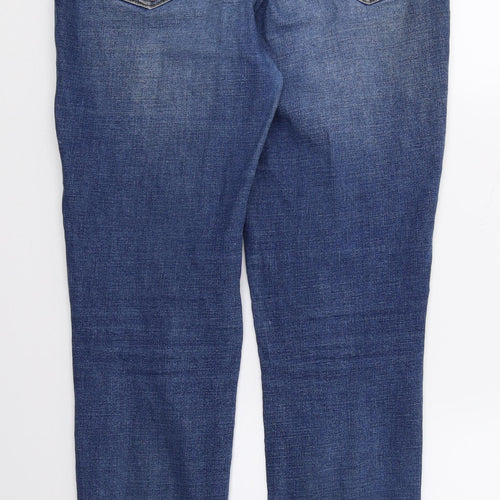 Stradivarius Womens Blue  Denim Skinny Jeans Size 12 L28 in