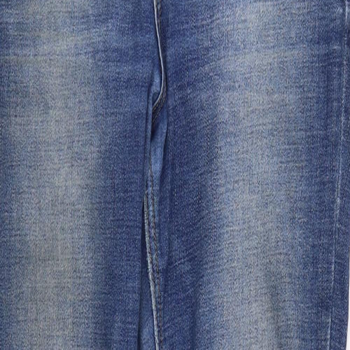 Stradivarius Womens Blue  Denim Skinny Jeans Size 12 L28 in