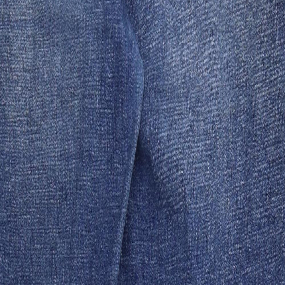 Stradivarius Womens Blue  Denim Skinny Jeans Size 12 L28 in