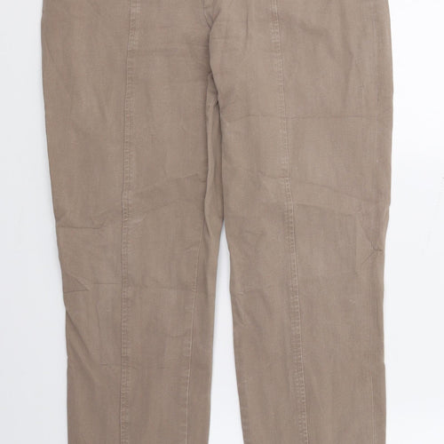 N x D Womens Brown  Denim Straight Jeans Size 6 L26 in