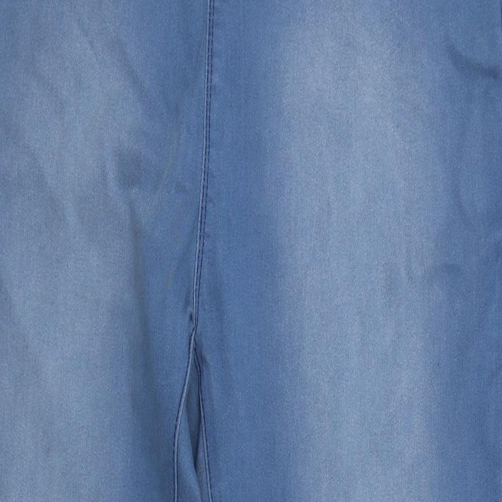 Peacocks Womens Blue   Jegging Trousers Size 20 L30 in