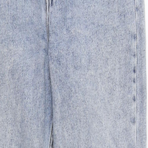 DenimCo Womens Blue  Denim Straight Jeans Size 8 L26.5 in