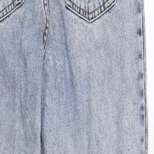 DenimCo Womens Blue  Denim Straight Jeans Size 8 L26.5 in
