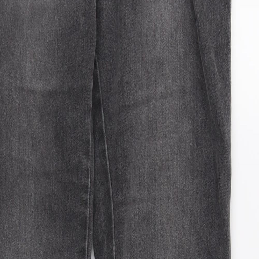 New Look Womens Grey  Denim Skinny Jeans Size 10 L32 in