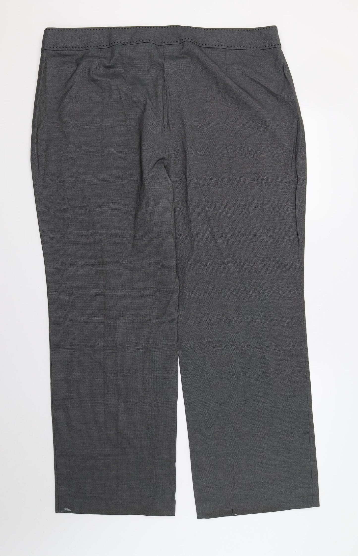 Marks and Spencer Womens Grey   Trousers  Size 22 L30 in