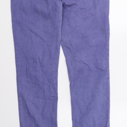 Mexx Jeans Womens Purple  Denim Straight Jeans  L33 in
