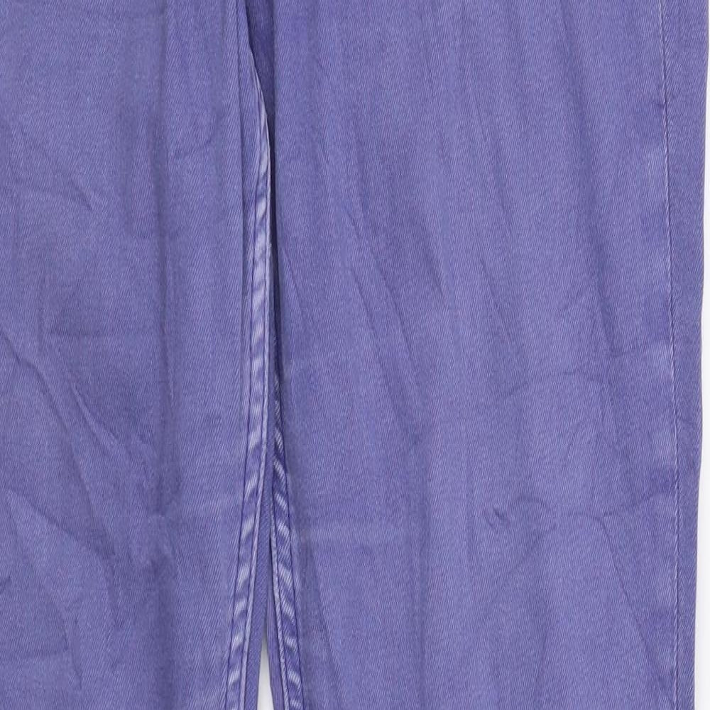 Mexx Jeans Womens Purple  Denim Straight Jeans  L33 in