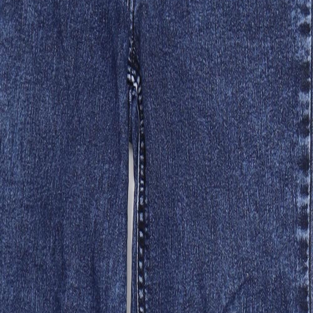 H&M Womens Blue  Denim Skinny Jeans Size 10 L27 in