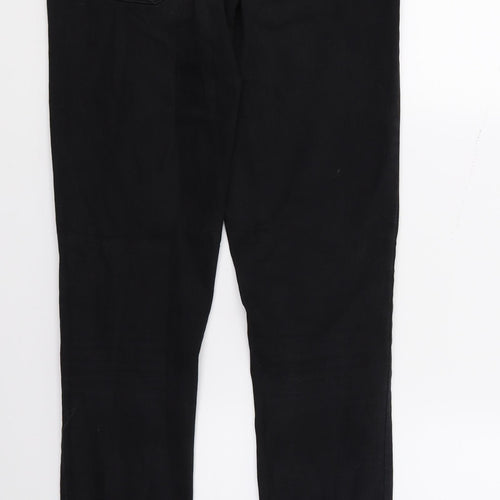 DenimCo Womens Black  Denim Skinny Jeans Size 10 L30 in