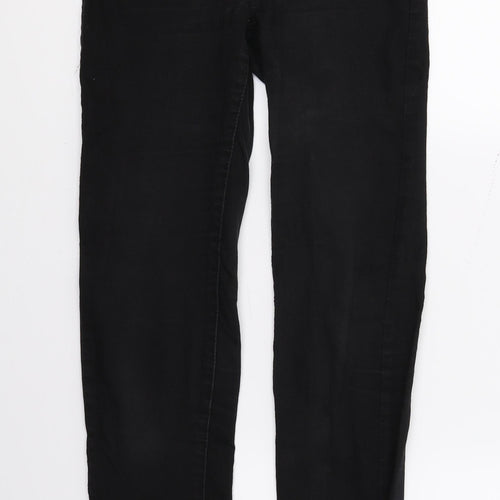 DenimCo Womens Black  Denim Skinny Jeans Size 10 L30 in