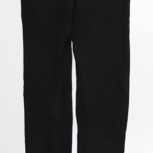 DenimCo Womens Black  Denim Skinny Jeans Size 10 L30 in