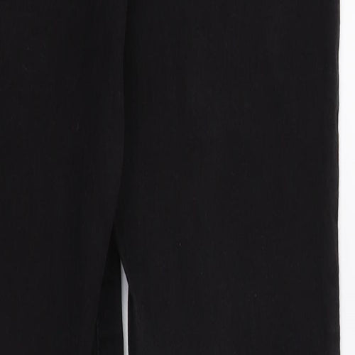 DenimCo Womens Black  Denim Skinny Jeans Size 10 L30 in