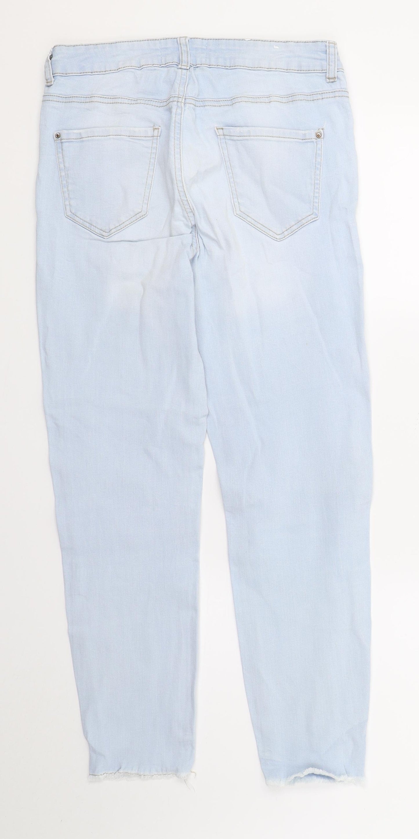 New Look Womens Blue  Denim Skinny Jeans Size 12 L20 in