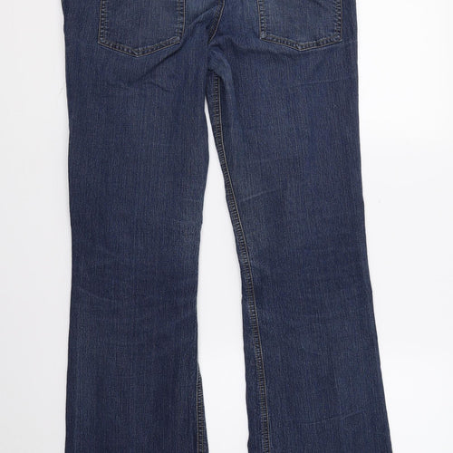 Dorothy Perkins Womens Blue  Denim Straight Jeans Size 12 L30 in