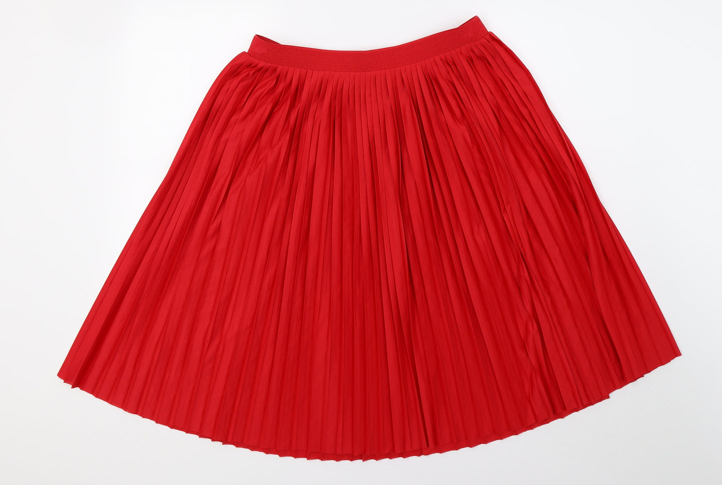 H&M Womens Red   Flare Skirt Size M