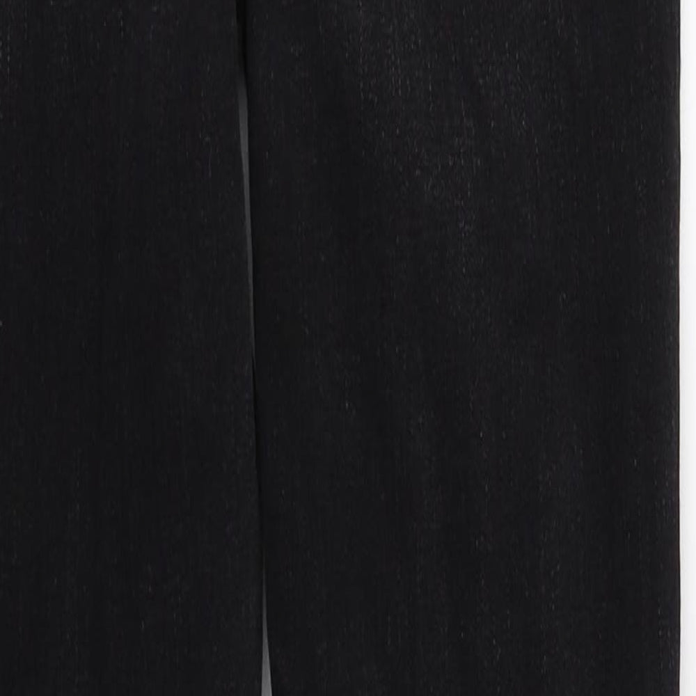 DenimCo Womens Black  Denim Skinny Jeans Size 6 L27 in