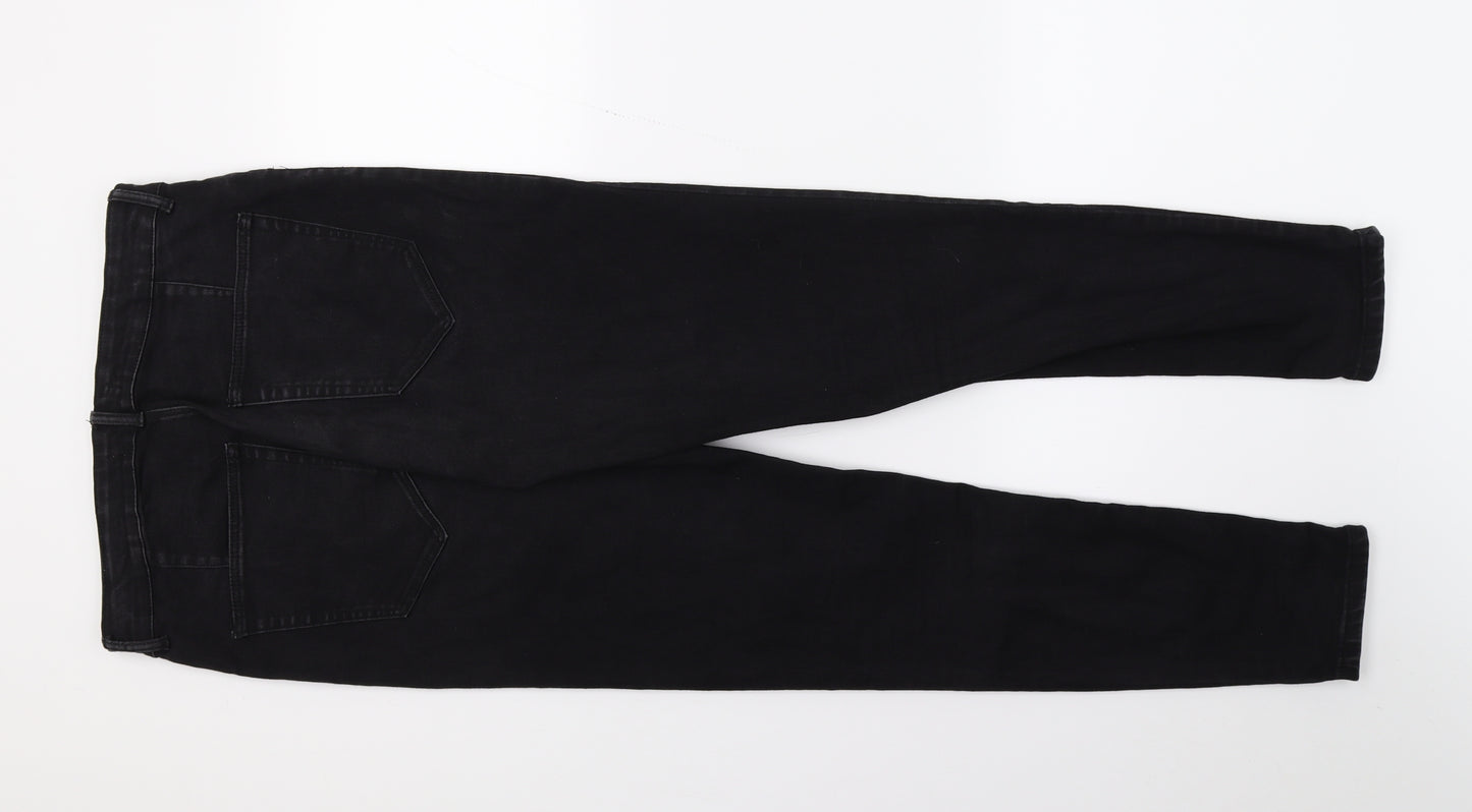 Pull&Bear Womens Black  Denim Skinny Jeans  L27 in