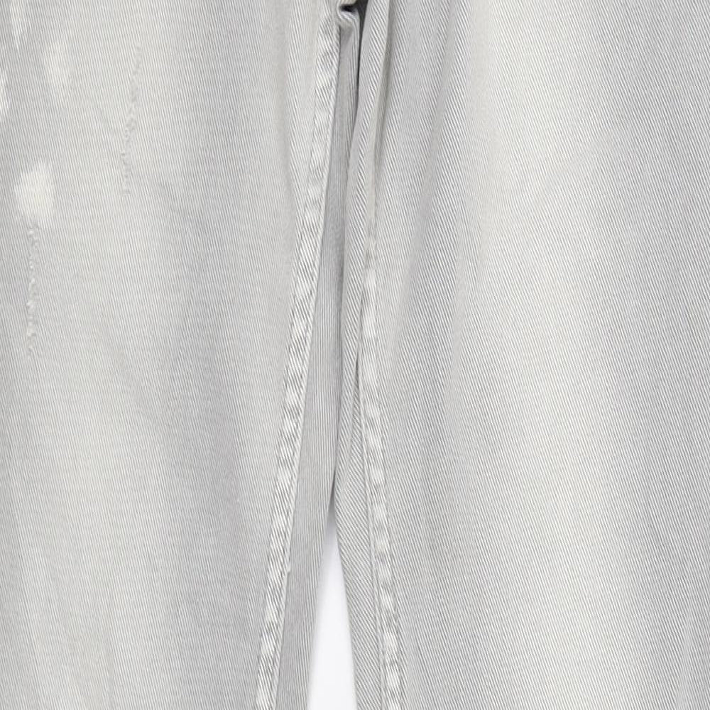 NEXT Womens Grey  Denim Straight Jeans Size 8 L29 in