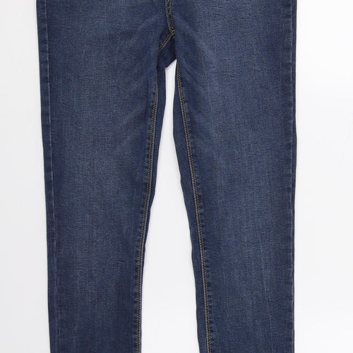 DenimCo Womens Blue  Denim Skinny Jeans Size 10 L27 in