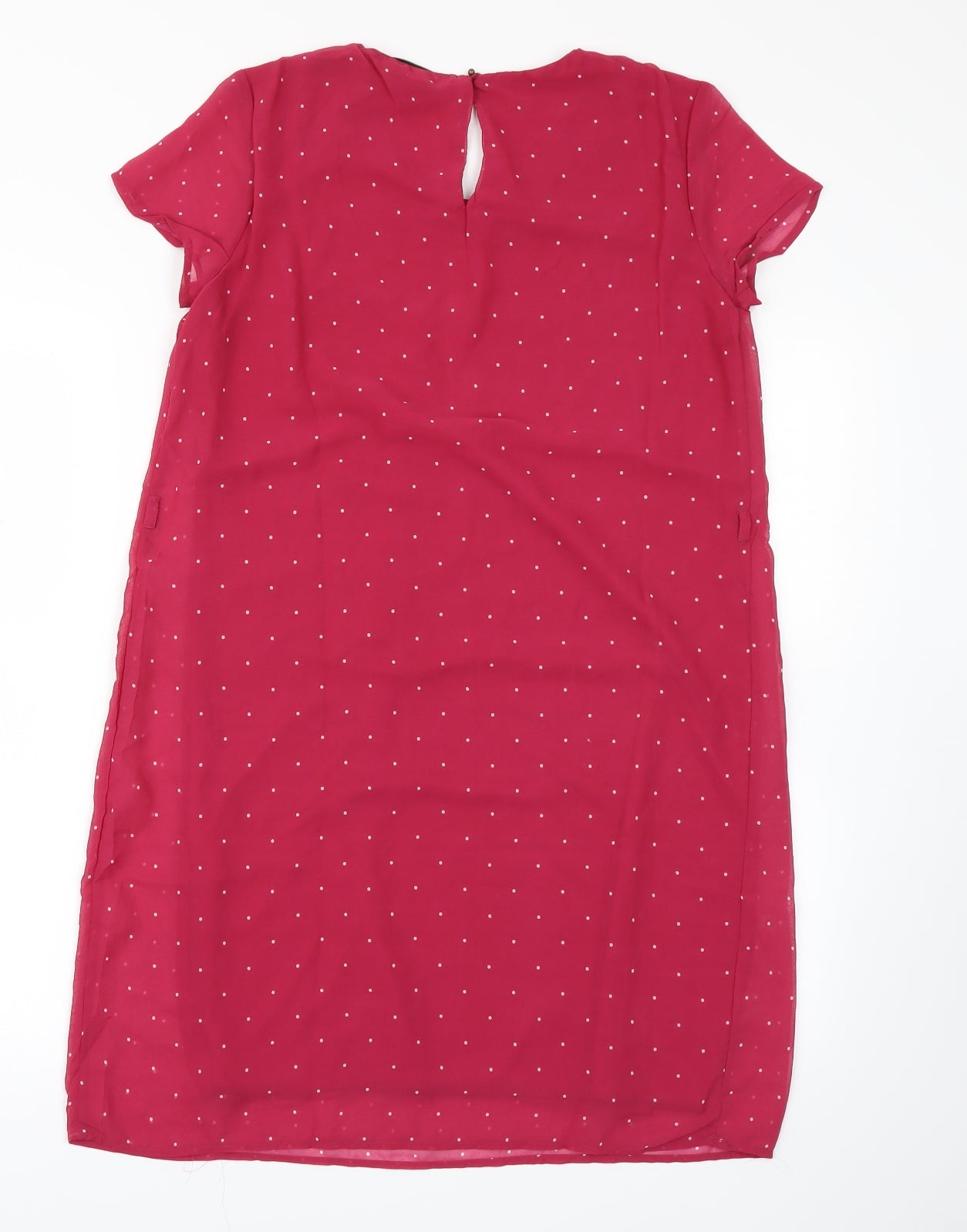 Calliope Womens Pink Polka Dot  A-Line  Size M