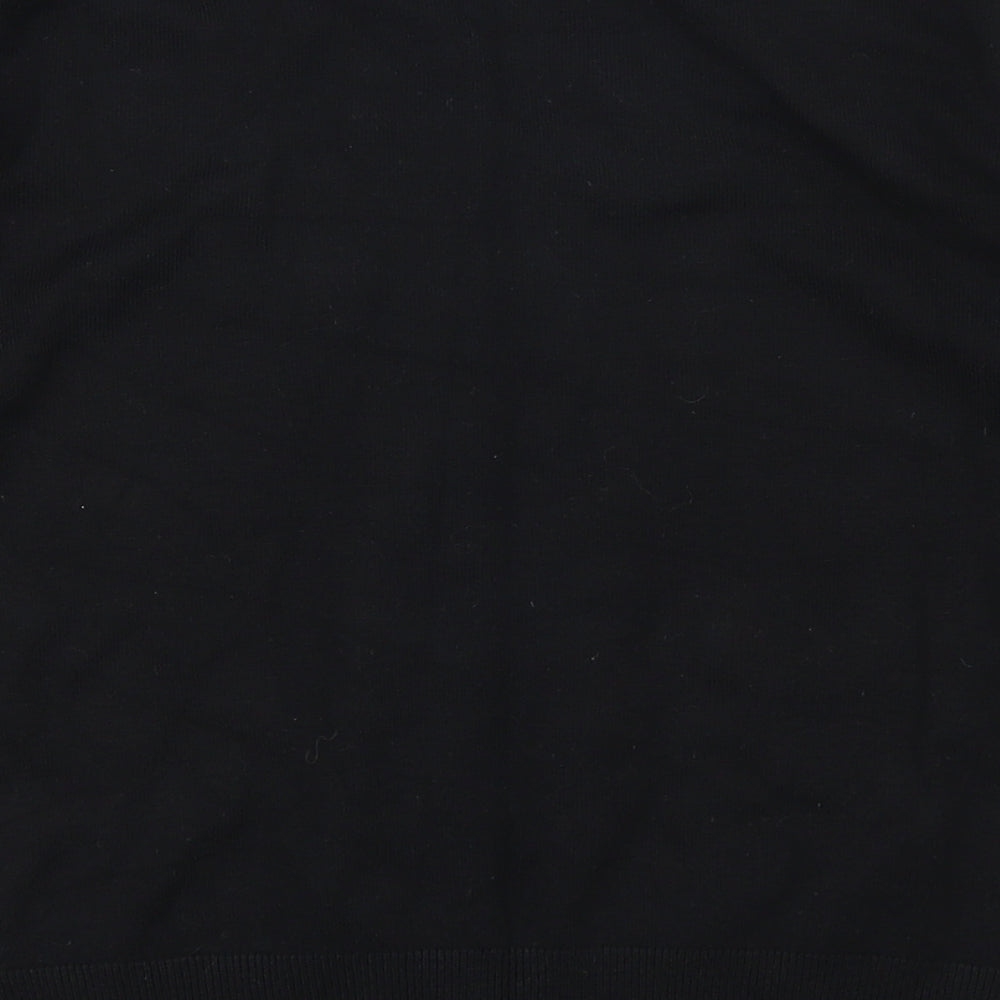 Wallis Womens Black  Knit Cardigan Jumper Size 14