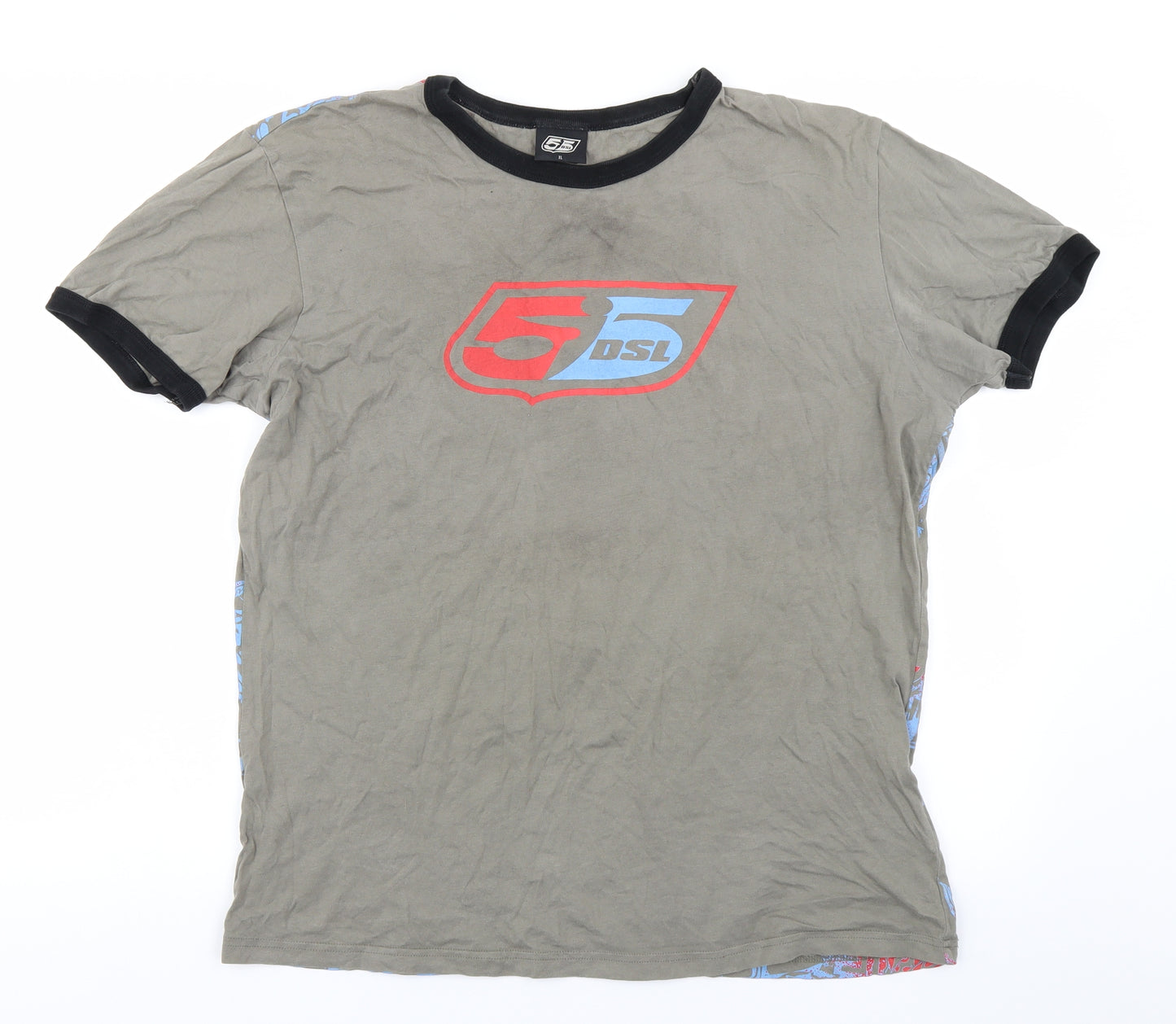 55DSL Mens Green    T-Shirt Size XL