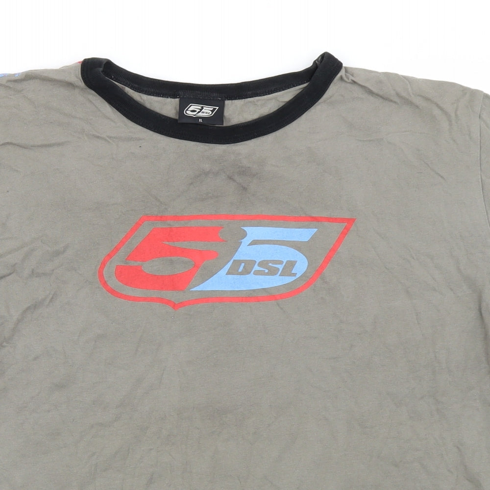 55DSL Mens Green    T-Shirt Size XL