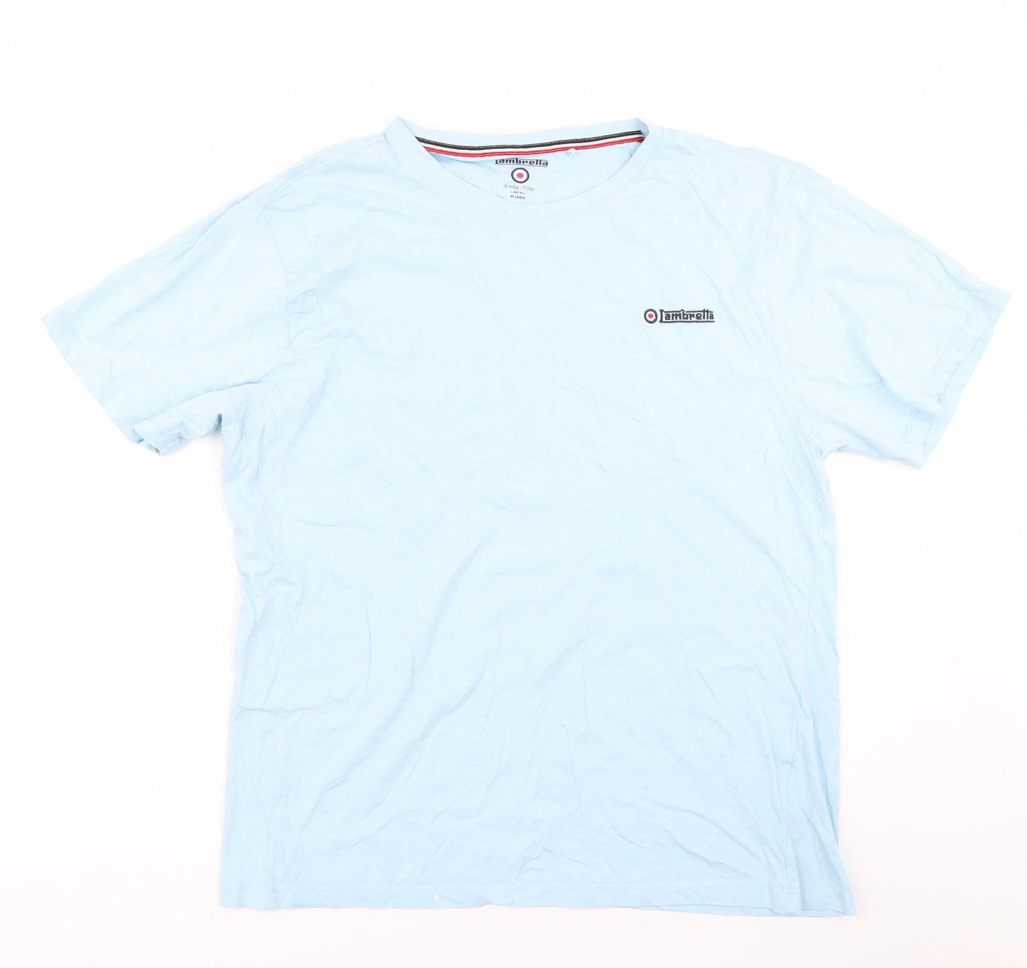 Lambretta Mens Blue    T-Shirt Size 4XL