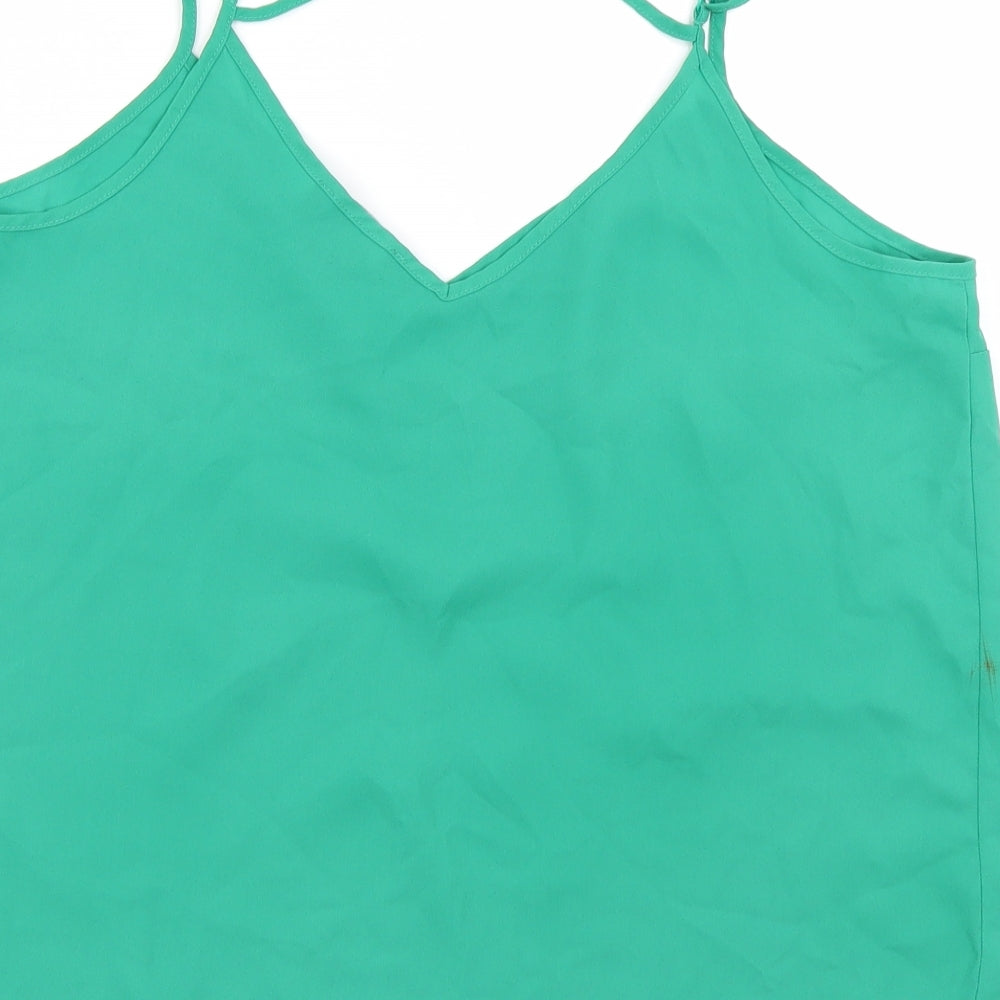 Primark Womens Green   Camisole Blouse Size 16