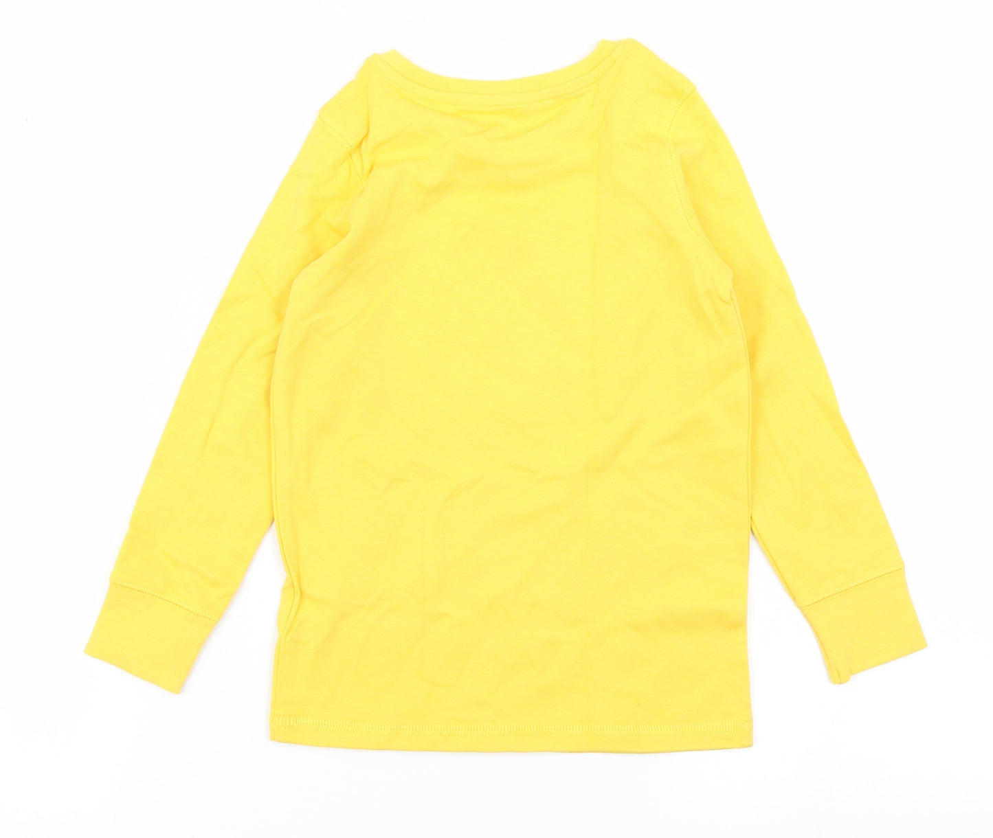 NEXT Girls Yellow   Basic T-Shirt Size 2-3 Years