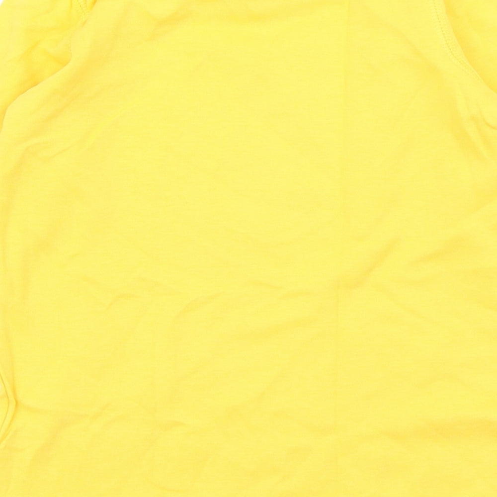 NEXT Girls Yellow   Basic T-Shirt Size 2-3 Years