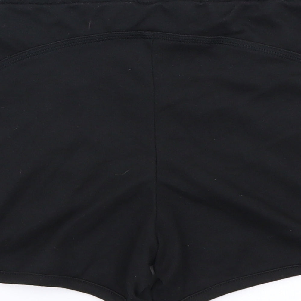 LA Gear Girls Black   Hot Pants Shorts Size 9-10 Years