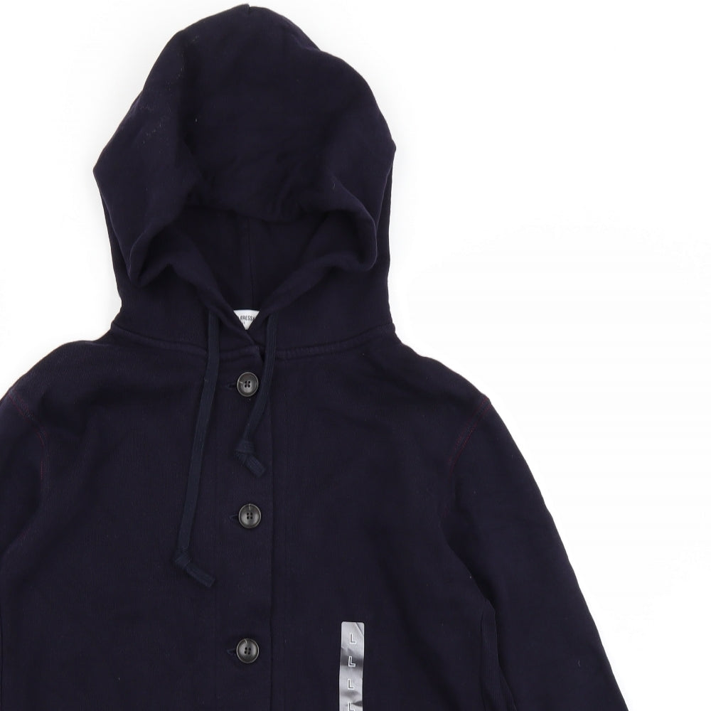 Uniqlo Mens Blue   Cardigan Hoodie Size L