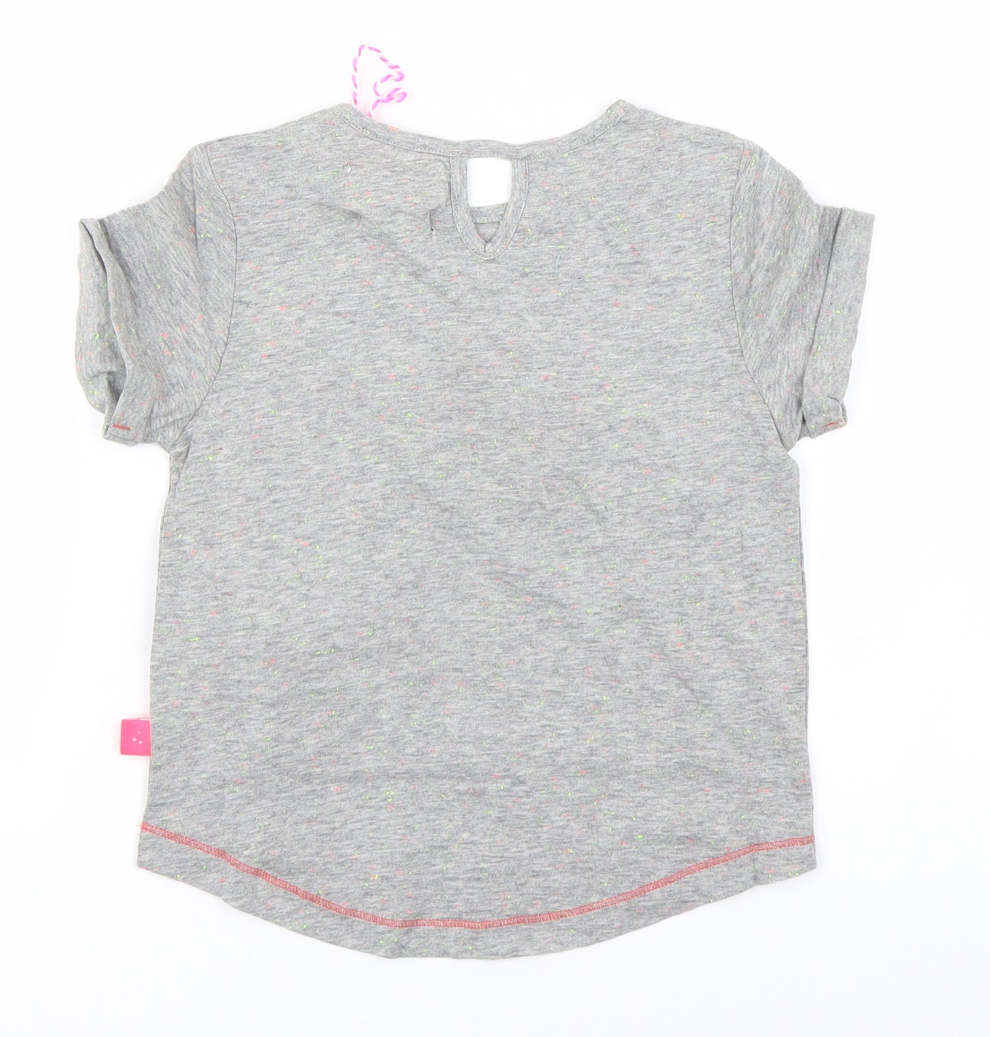 White Stuff Girls Grey   Basic T-Shirt Size 3-4 Years  - Ice Cream