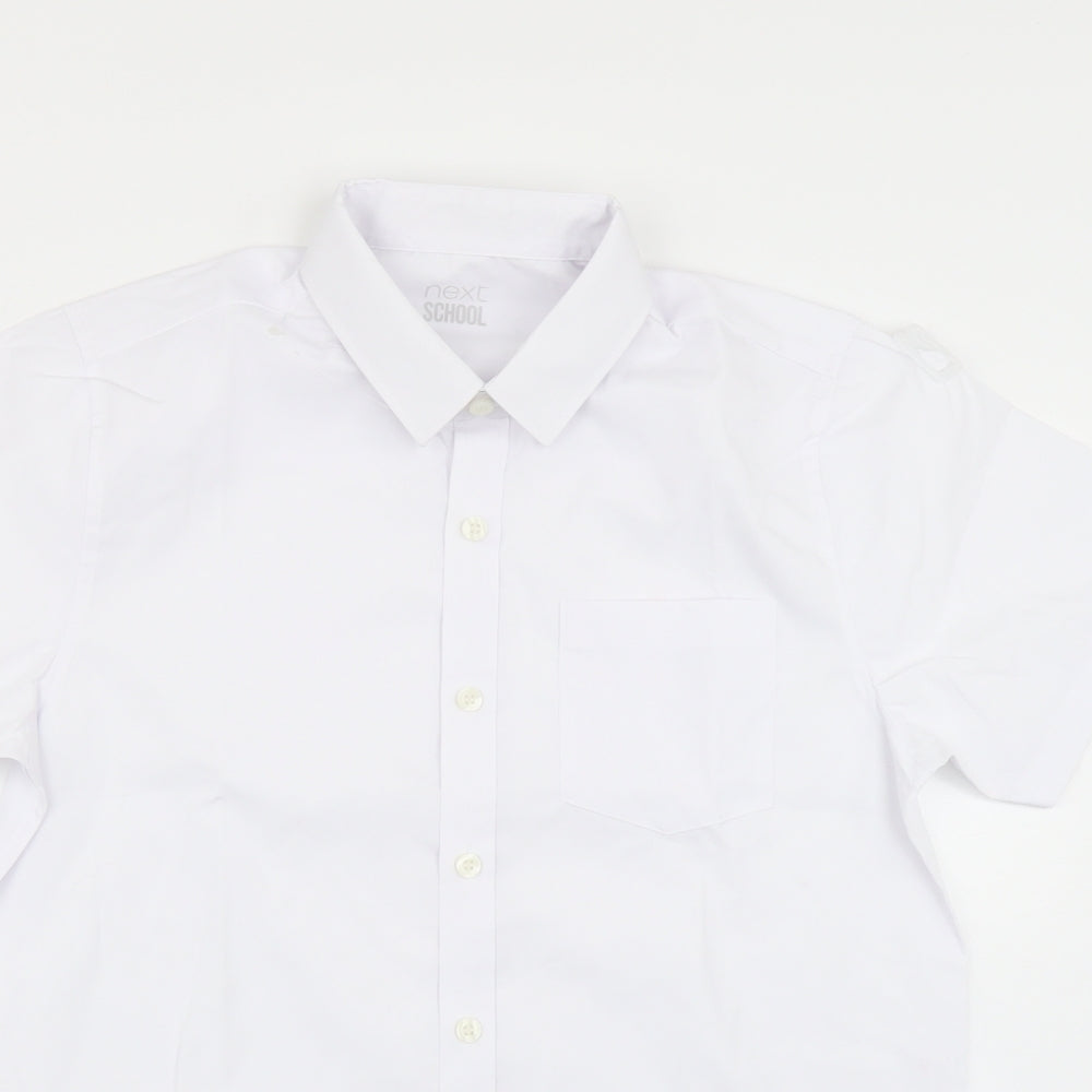 NEXT Boys White   Basic Button-Up Size 13 Years