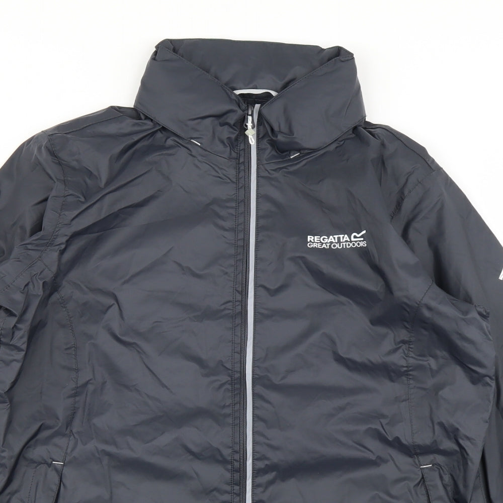 Regatta Womens Grey   Rain Coat Coat Size 10